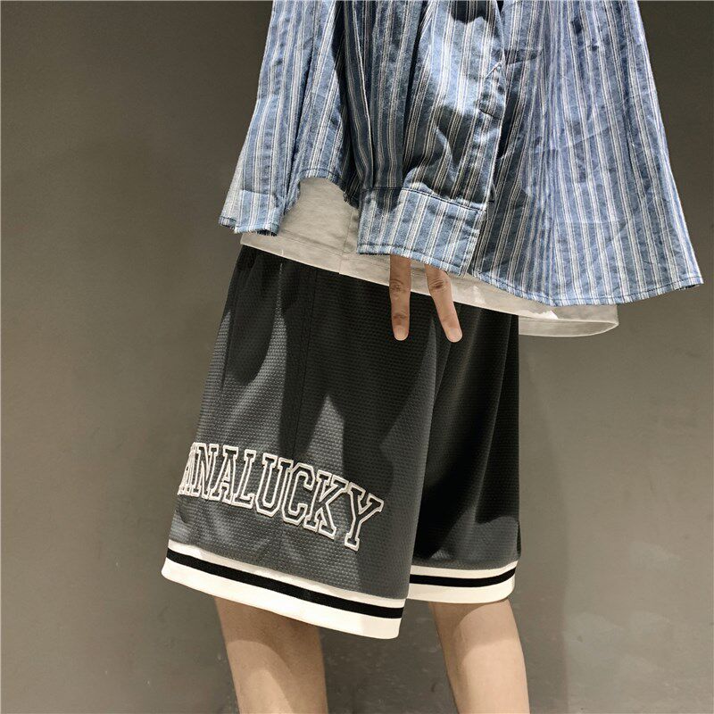 undefined  Literary man letter Embroidery shorts oldschool Basketball Sports pants leisure time full marks trousersundefinedin the Men's clothing, Casual pants  category - from Buy2taobao.com to provide professional Taobao agent buy service