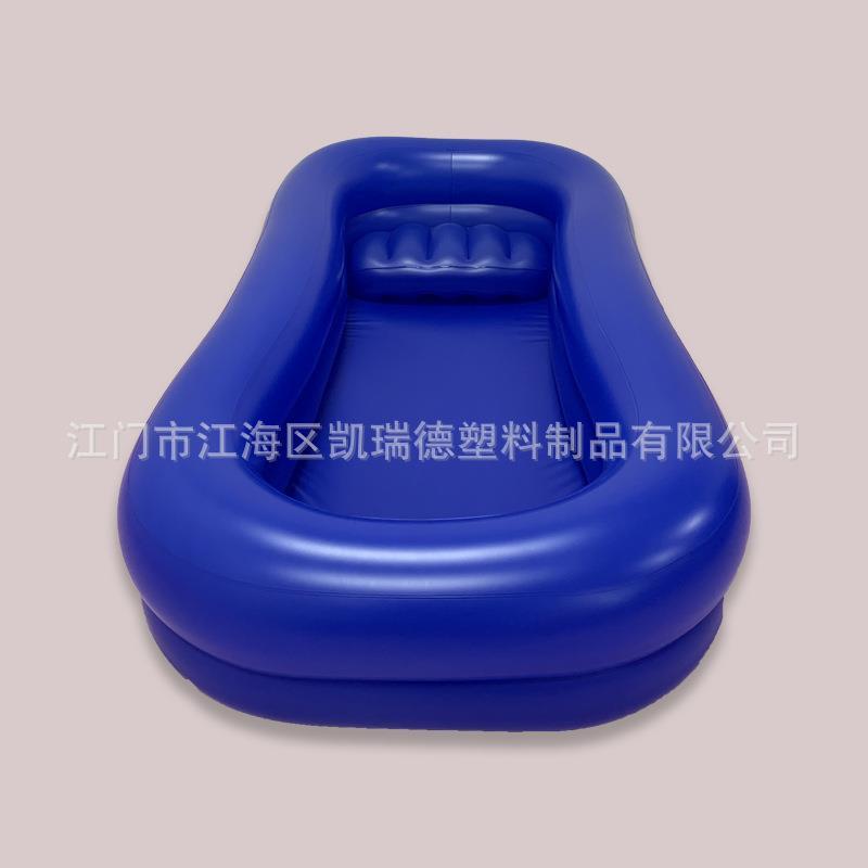 现货充气洗澡床失能老人沐浴洗澡盆家用卧床护理PVC折叠浴池
