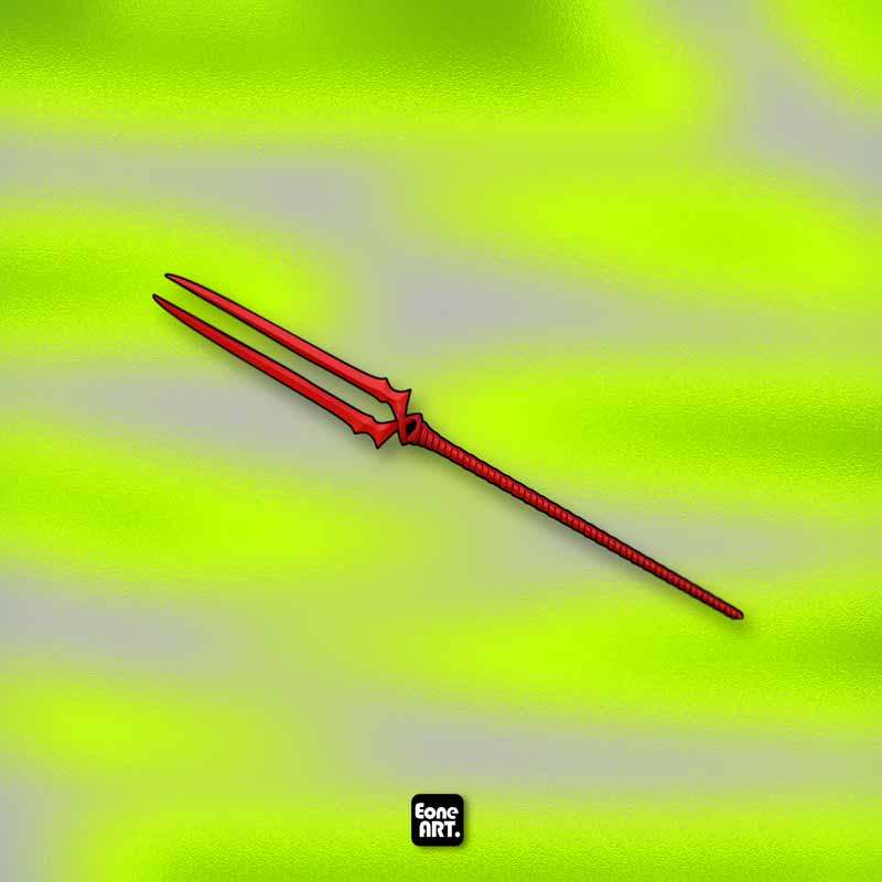 EVA朗基奴斯枪反光装饰防水贴纸