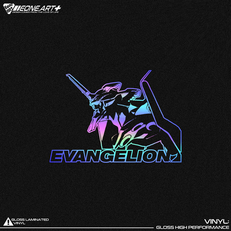 镂空帖防水贴纸EVA初号机碇真嗣