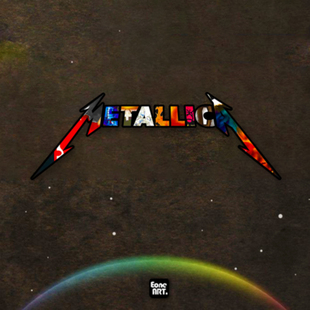 EONE反光车贴 Metallica金属乐队专辑LOGO车身玻璃电车自行车贴纸