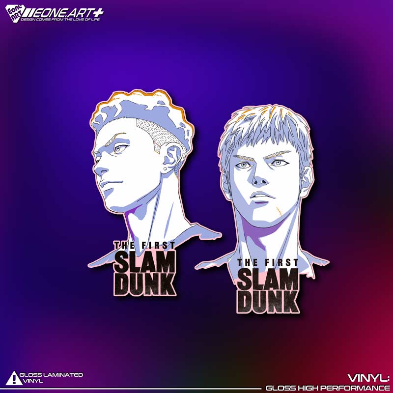 宫城三井寿头像SLAMDUNK反光贴纸