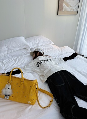 「有点小帅」初秋轻薄假两件无性别宽松t恤防晒长袖