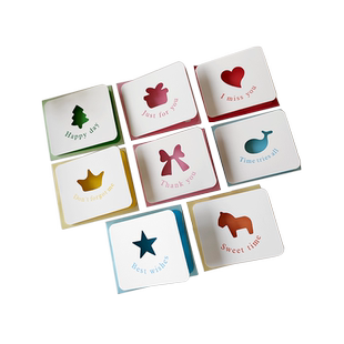 生日会邀请卡七夕心愿卡幼儿园礼物卡片纸手写许愿卡纸十岁派对活动信封对折空白小贺卡定制仪式感精致礼品卡