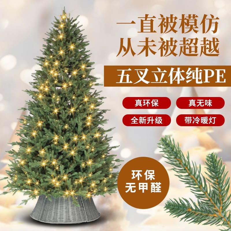 2025新款pe圣诞树家用圣诞节装饰