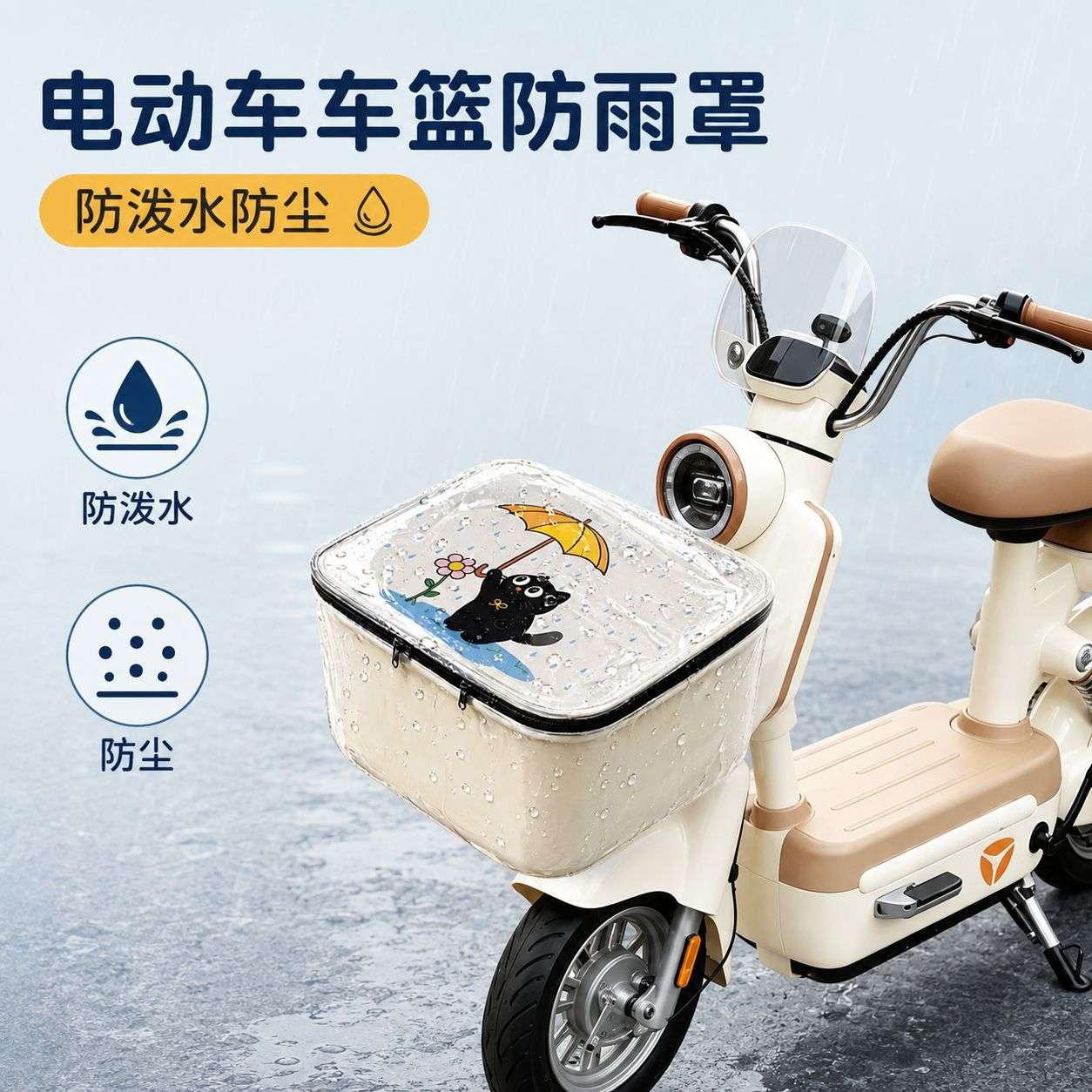 电动车框防水套防雨罩适用雅迪