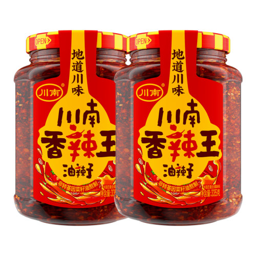 川南香辣王油辣子瓶装辣椒酱