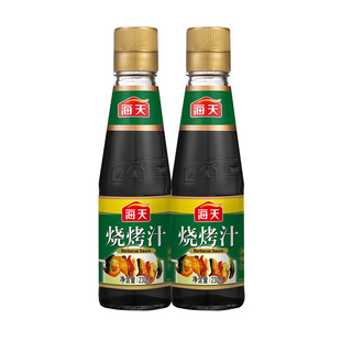 海天烧烤汁230ml 瓶烤肉鸡翅牛排叉烧腌制小炒焖煮BBQ调料调味汁