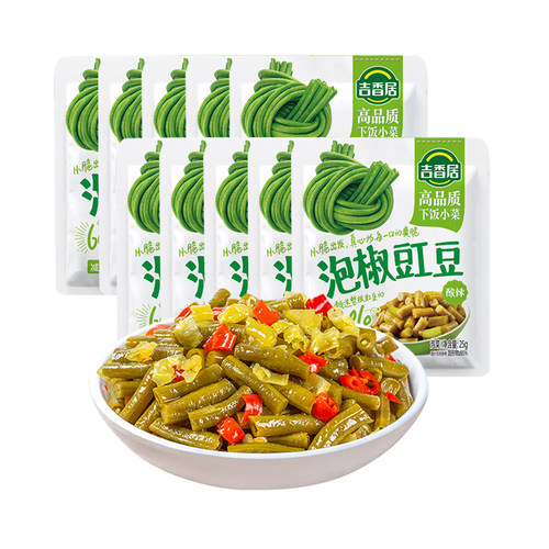 吉香居小袋装泡椒豇豆下饭菜