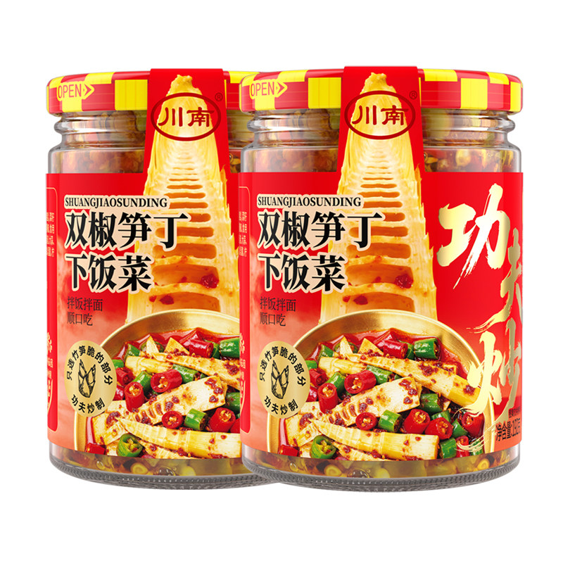 川南双椒笋丁192g下饭菜图片