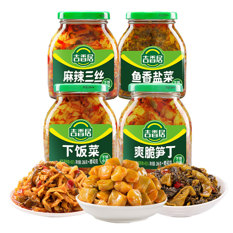 吉香居306g麻辣三丝瓶装下饭菜