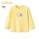 T恤宝宝纯棉打底衫 春季 上衣2026新款 巴拉巴拉儿童长袖 童装 男女童1