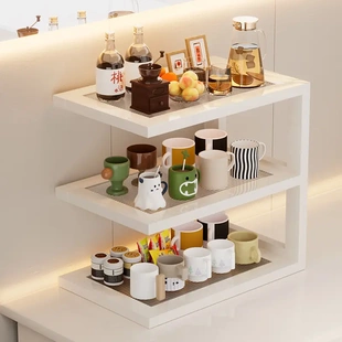 桌面ins风置物架桌上多层卧室小型卫生间厨房高颜值万能型收纳架