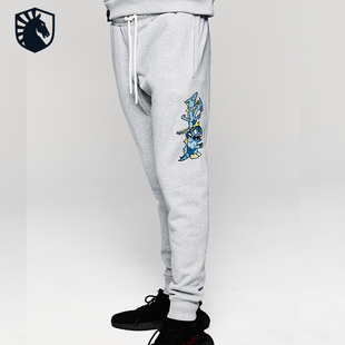 Liquid x Tokidoki男士裤子潮流恐龙玩家休闲运动裤卫裤男LXT0101