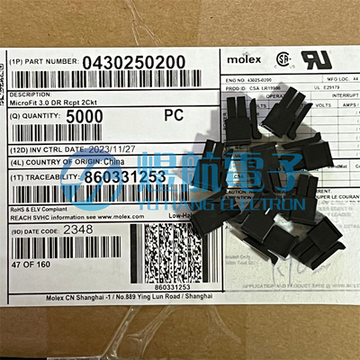 43025-0200连接器molex