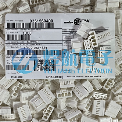 35156-0400胶壳Molex4P