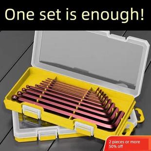 德国仕达进口德国超硬S2材质六角扳手9头螺丝刀组合套装