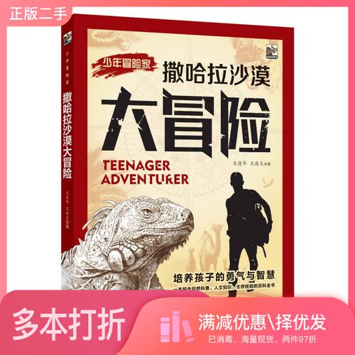 正版二手图书撒哈拉沙漠大冒险王连华，王连文著电子工业出版社9787121325892