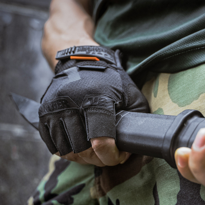 黑豹V2抗冲击半指无指手套TACLAB