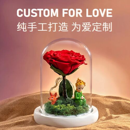 永生花送女生女孩小王子的玫瑰花