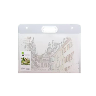 美术生画稿手提袋4开8K画册收纳收集册A3作品集美术生素描画收藏夹画纸绘画资料册美术作品整理册文件夹