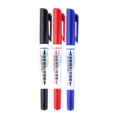 黑色记号笔勾线笔防水速干