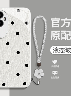 赵露思偷偷藏不住适用opporeno10手机壳Reno7新款reno9pro+玻璃8桑稚同款reno6/5简约波点4se挂绳Reno外壳por