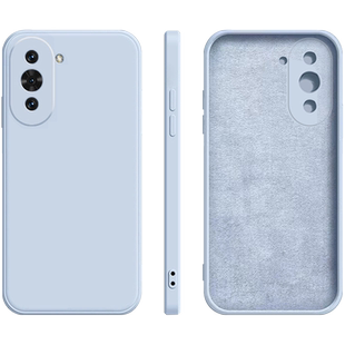 适用于华为nova10手机壳智选hinova10液态硅胶nova10pro防摔2023新款烟蓝灰男女超薄简约纯色软壳商务保护套