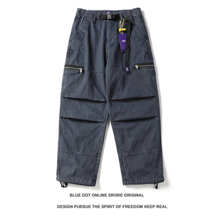 休闲男日潮长裤 25SS青年秋冬加厚重磅360G复古拉链口袋帆布工装 裤