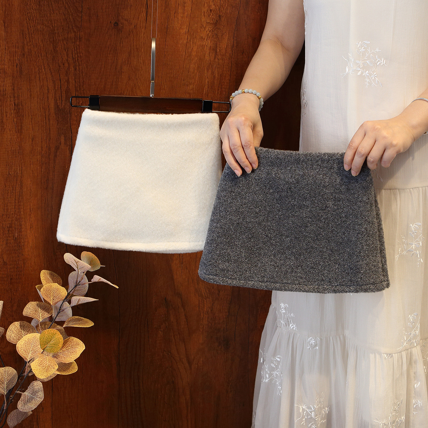 女童半身裙秋冬装款儿童洋气包臀裙女孩a字裙毛毛公主短裙防走光