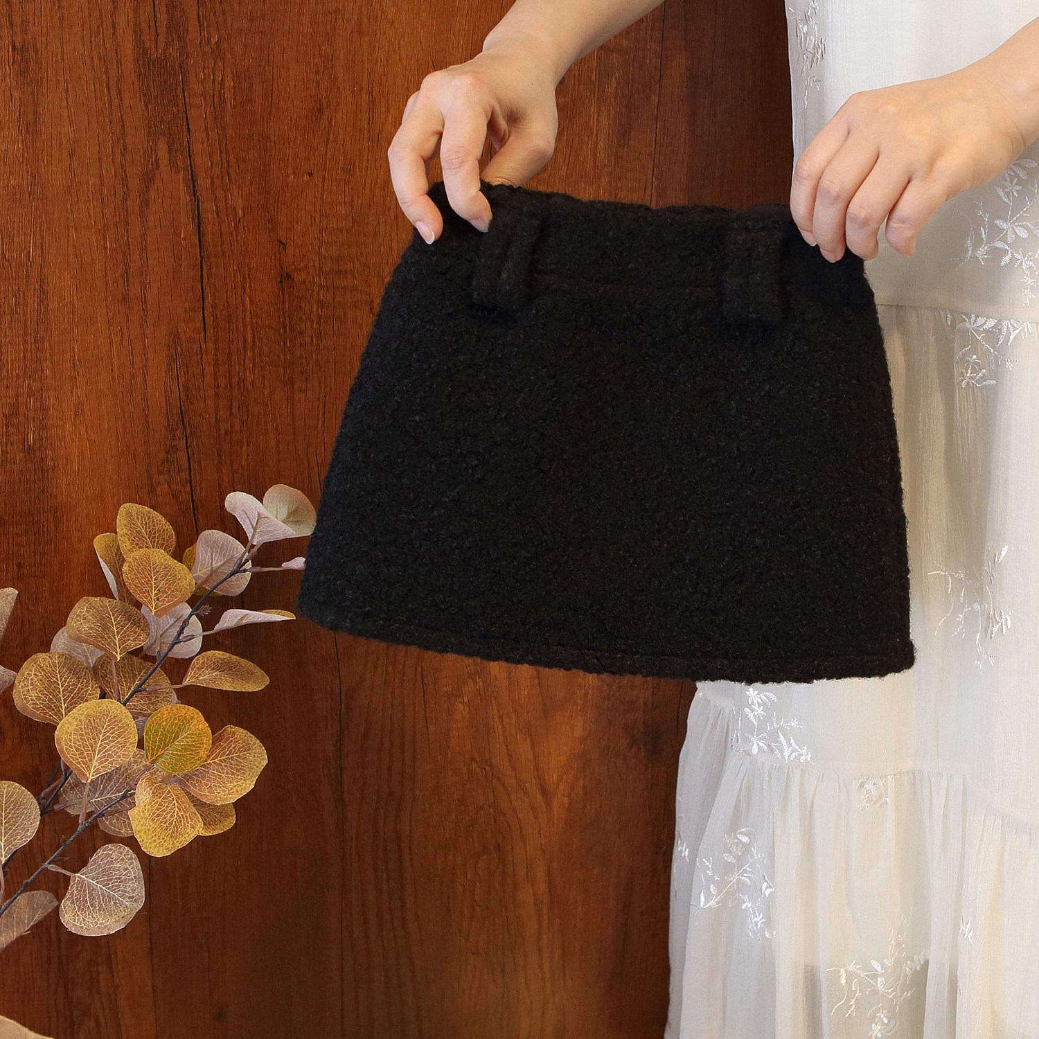 女童秋冬新款加厚韩版毛呢半身裙女百搭时尚洋气防走光A字裙短裙,童装/婴儿装/亲子装,半身裙,淘宝优惠券,粉丝福利购,淘宝优惠卷