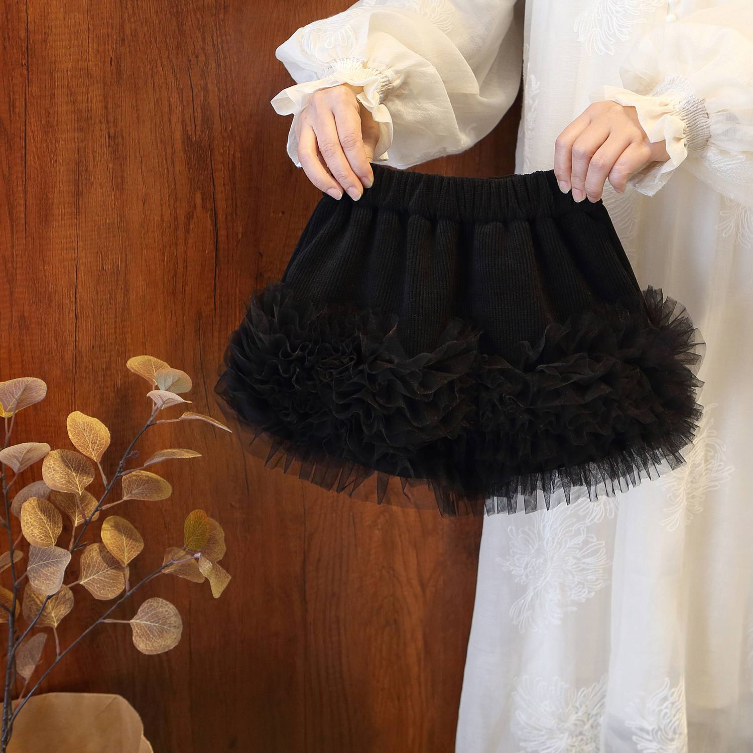 女童网纱蓬蓬裙子2025冬季加绒半身裙女宝宝甜美百搭时尚洋气短裙,童装/婴儿装/亲子装,半身裙,淘宝优惠券,粉丝福利购,淘宝优惠卷