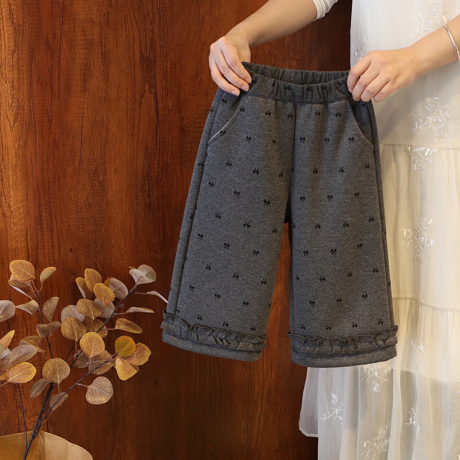 女童加绒裤子秋冬款儿童宽松直筒裤宝宝外穿一体绒保暖裤子百搭,童装/婴儿装/亲子装,裤子,淘宝优惠券,粉丝福利购,淘宝优惠卷