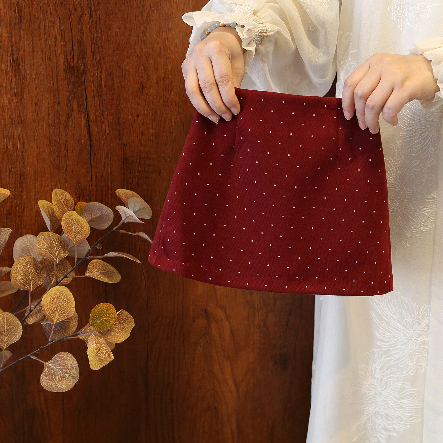 女童秋冬加厚款波点半身裙女高腰显瘦防走光短裙复古腰裙毛呢裙子,童装/婴儿装/亲子装,半身裙,淘宝优惠券,粉丝福利购,淘宝优惠卷