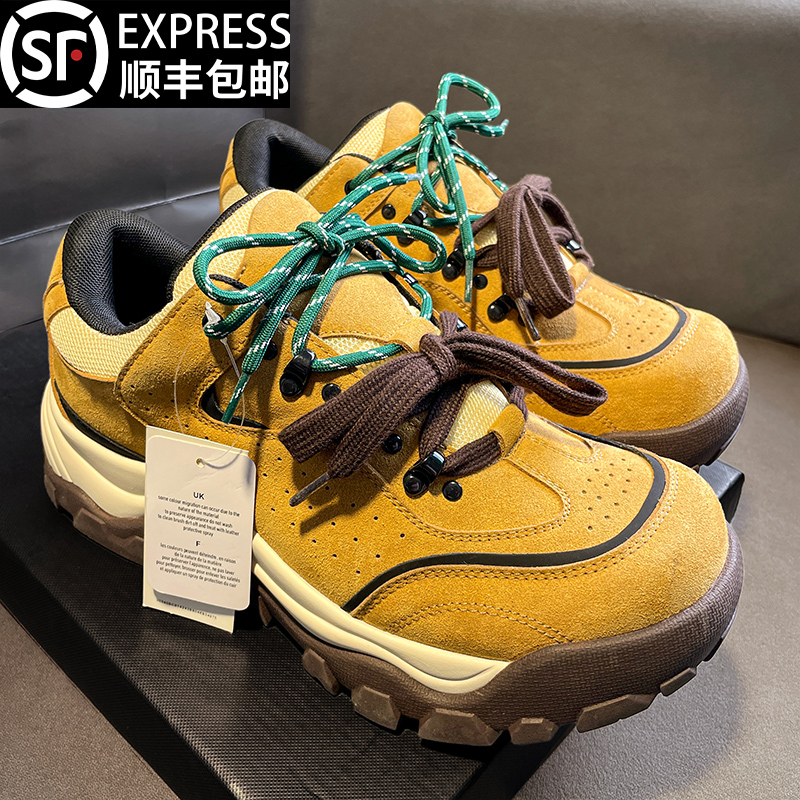 明星同款小眾厚底老爹鞋