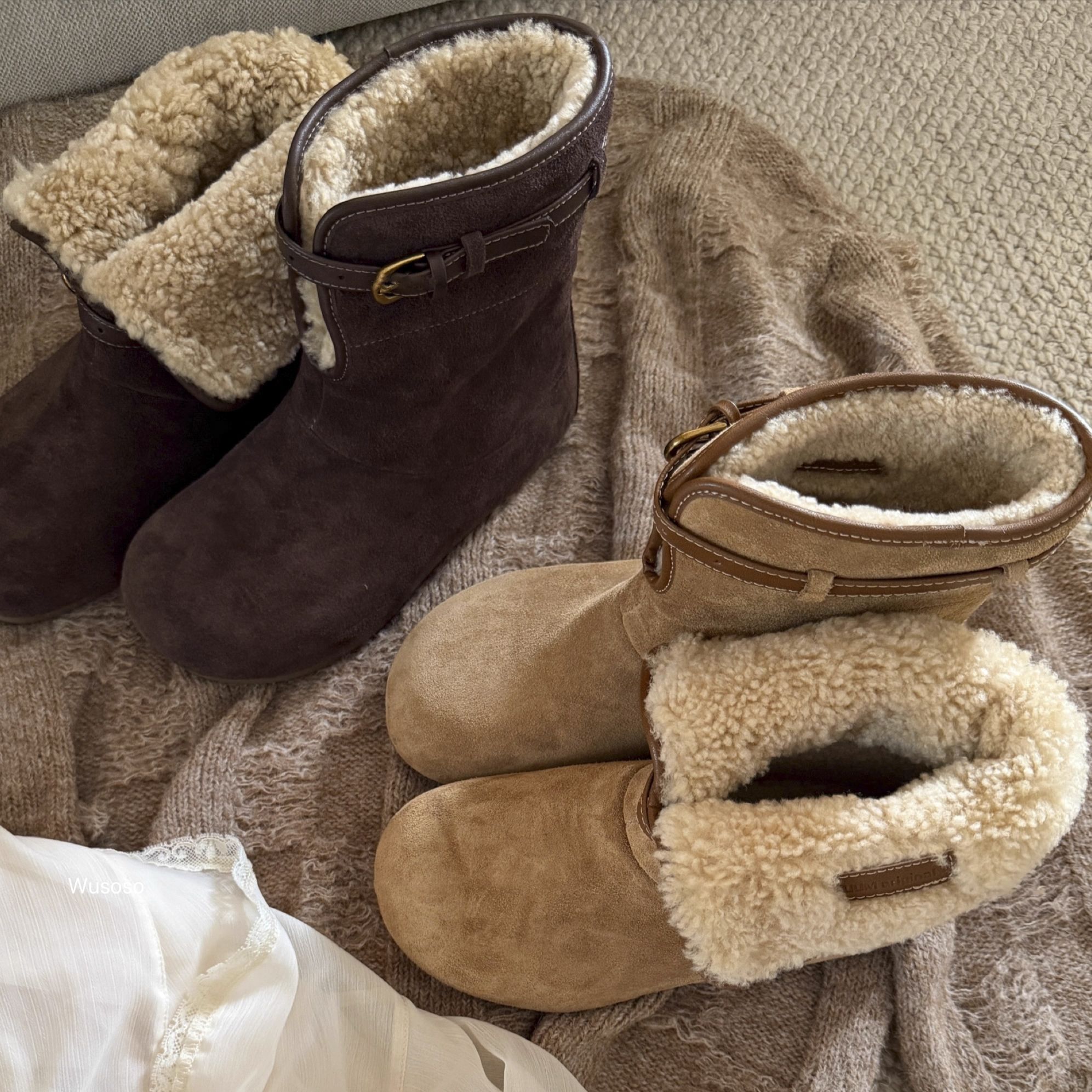 羊皮毛一体两穿雪地靴女冬季新款内增高加绒加厚抗寒保暖毛毛棉鞋