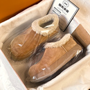 潮 户外抗寒保暖大头棉鞋 厚底小土豆雪地靴女加绒加厚冬季 2025新款