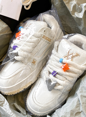 驴家小胖丁鞋子莆田男鞋trainer2025新款男女厚底百搭蒲田板鞋潮