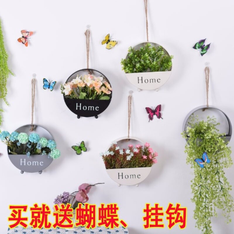 北欧风格铁艺壁挂壁饰墙壁装饰家居饰品创意墙上花盆壁挂墙饰挂饰在类目 家居饰品, 壁饰中 - 来自Buy2taobao.com提供专业的淘宝代购服务
