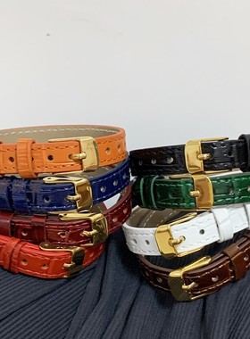 直播热卖竹节纹皮表带穿八宝罗盘