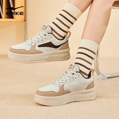 鸿星尔克鞋子小白女鞋