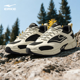复古老爹鞋 男鞋 秋季 透气休闲鞋 纪元 减震户外慢跑鞋 鸿星尔克运动鞋