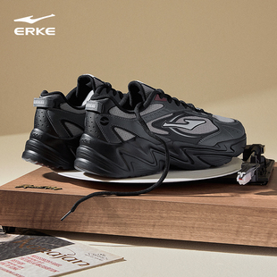 透气网面休闲鞋 鸿星尔克日初运动鞋 软底潮流老爹鞋 新款 男2024春季