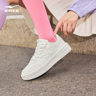 女鞋 休闲小白鞋 2025春季 轻便软底运动鞋 子 新款 新启2鸿星尔克板鞋