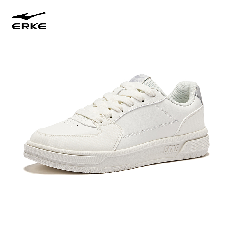 鸿星尔克厚底增高空军一号小白鞋