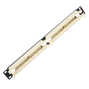 华杰恒讯 110语音电话配线架100对110型RJ11电话理线架19英寸机柜25口电话配线架50口电话