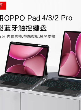 适用于OPPO Pad 4/3/2Pro蓝牙键盘13.2平板pad4pro保护套一加pad2Pro一体键盘支架OPD2409拆分壳磁吸式妙控键