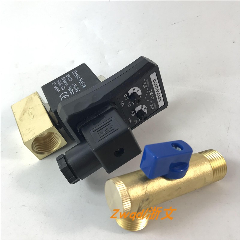 0200D空压机冷干机储气罐电子排水阀电子定时排污阀OPT-A/B 220V