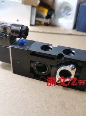 打刀缸五口二位电磁阀HNS523S-3B-TW换向阀DC24V二位五通液压缸