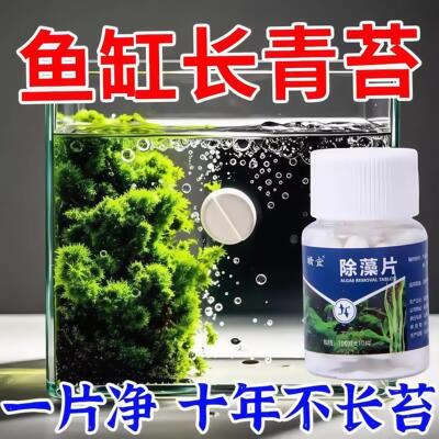纳米盘清洗片气盘鱼缸去藻二氧化碳细化器清洁消毒还原除苔除藻剂